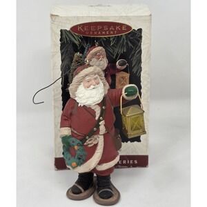 Hallmark Keepsake Ornament 1994 Merry Olde Santa # 5 in Series Lantern VINTAGE
